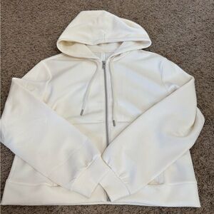 7 Diamonds Cream Zip-Up Hoodie